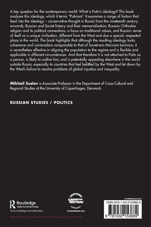 Produktbild: Putinism - Post-Soviet Russian Regime Ideology
