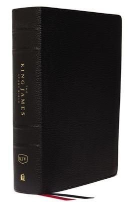 Produktbild: The King James Study Bible, Genuine Leather, Black, Indexed, Full-Color Edition
