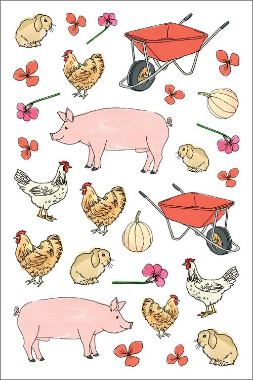 Produktbild: Farm Anatomy Sticker Book