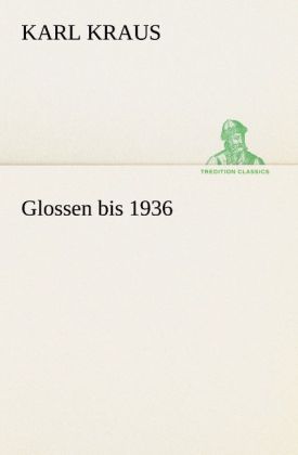 Produktbild: Glossen bis 1936