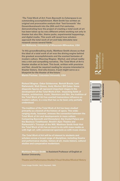 Produktbild: The Total Work of Art