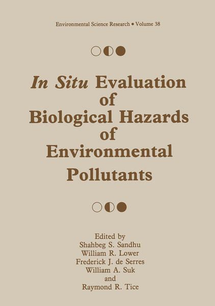 Produktbild: In Situ Evaluation of Biological Hazards of Environmental Pollutants