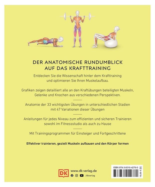 Produktbild: Krafttraining &ndash; Die Anatomie verstehen