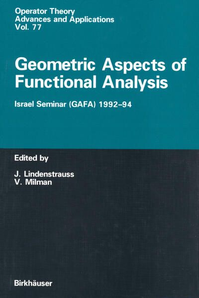 Produktbild: Geometric Aspects of Functional Analysis