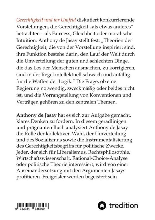 Produktbild: Gerechtigkeit und ihr Umfeld