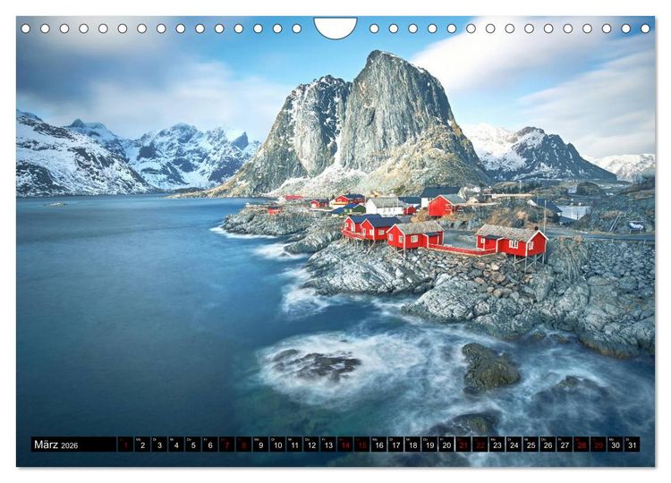 Produktbild: Lofoten Inselzauber (Wandkalender 2026 DIN A4 quer), CALVENDO Monatskalender