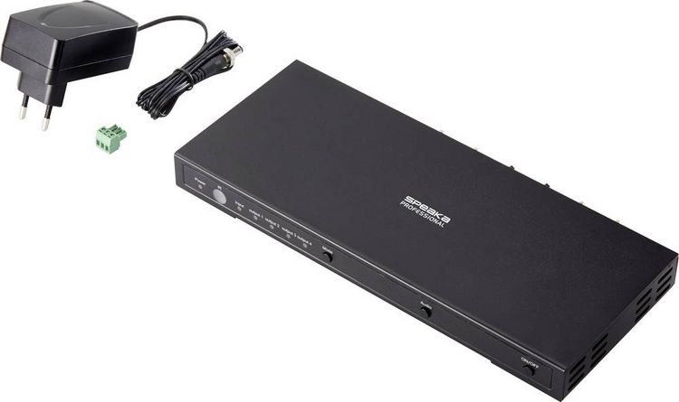 Produktbild: SpeaKa Professional 1+4 Port HDMI-Switch UHD 4K @ 60Hz
