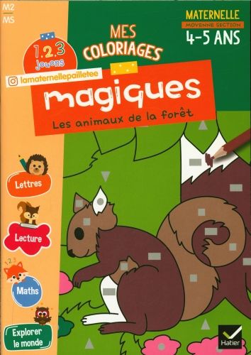 Produktbild: Mes coloriages magiques : les animaux de la for&ecirc;t MS