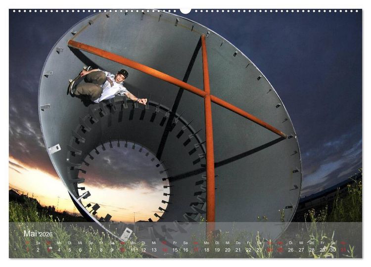Produktbild: THIS IS SKATEBOARDING 2026 (Wandkalender 2026 DIN A2 quer), CALVENDO Monatskalender