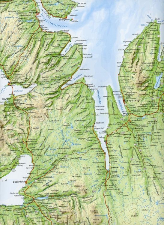 Produktbild: Island. Nordwest 1 : 300 000