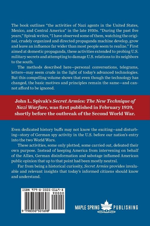 Produktbild: Secret Armies: Exposing Hitler's Undeclared War on the Americas