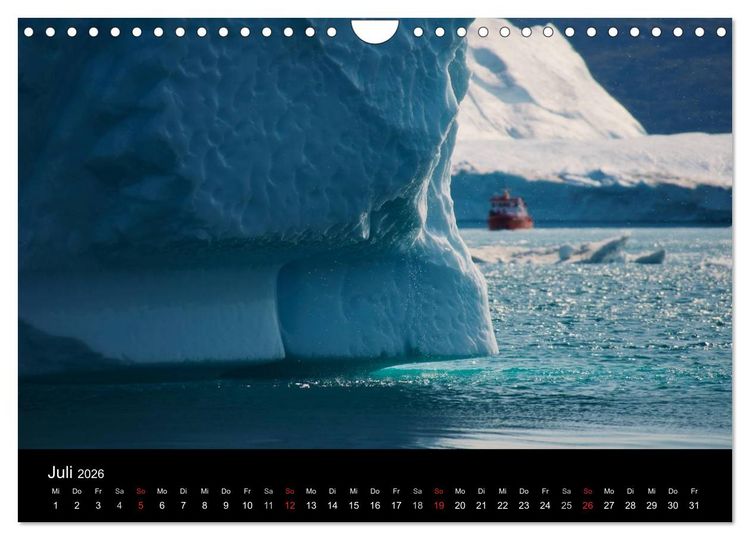 Produktbild: Gr&ouml;nland by Andr&eacute; Poling (Wandkalender 2026 DIN A4 quer), CALVENDO Monatskalender