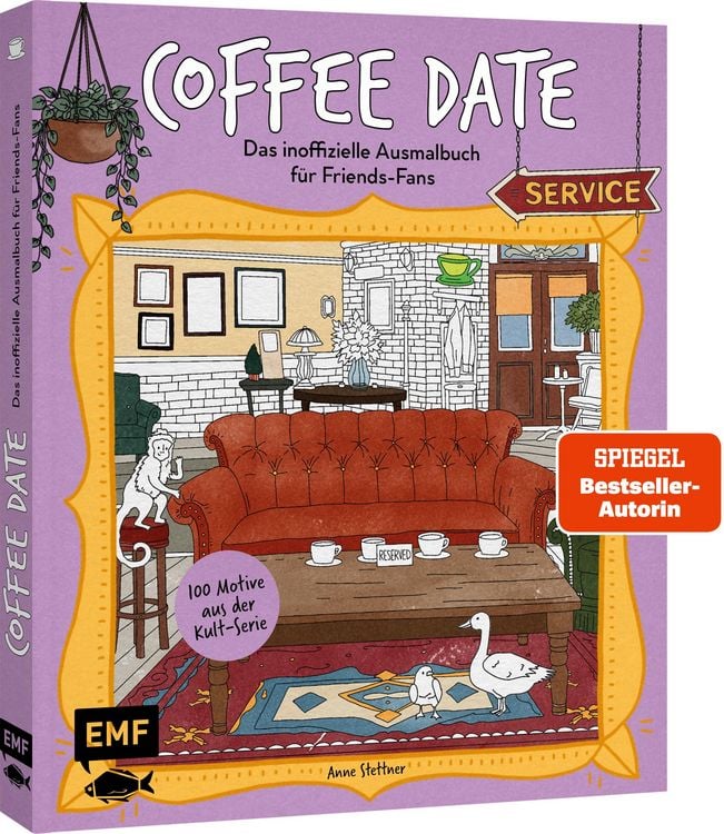 Produktbild: Coffee-Date &ndash; Das inoffizielle Ausmalbuch f&uuml;r Friends-Fans