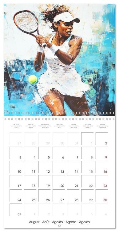 Produktbild: Canvas of Olympic Champions (Wall Calendar 2026 12 &times; 12 Inch) CALVENDO 12 Month Wall Calendar