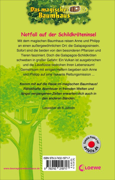 Produktbild: Das magische Baumhaus (Band 62) - Notfall auf der Schildkr&ouml;teninsel