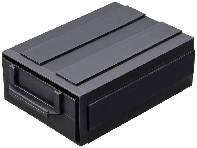 Produktbild: TRU COMPONENTS ESD-Sichtbox (L x B x H) 138 x 93 x 46mm ableitf&auml;hig ESD Drawer