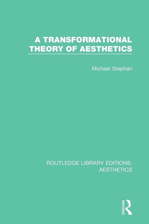Produktbild: A Transformation Theory of Aesthetics