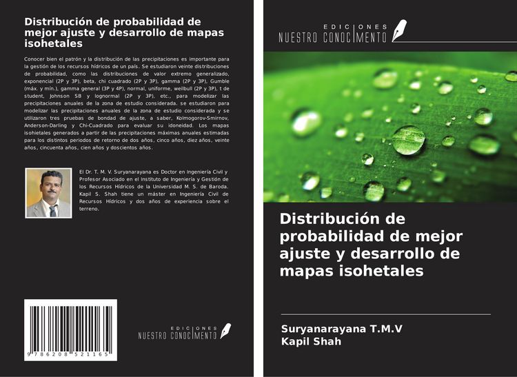 Produktbild: Distribuci&oacute;n de probabilidad de mejor ajuste y desarrollo de mapas isohetales