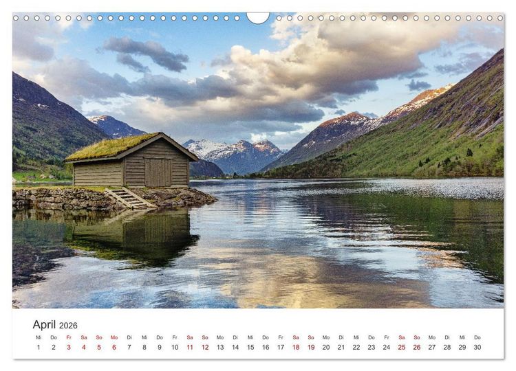 Produktbild: Norwegen - Das wundersch&ouml;ne Land im Norden. (Wandkalender 2026 DIN A3 quer), CALVENDO Monatskalender