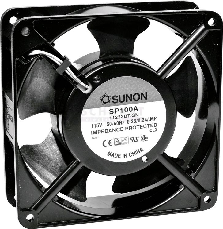 Produktbild: Sunon DP203A2123LBTA24 Axiall&uuml;fter 230 V/AC 93.42 m&sup3;/h (L x B x H) 120 x 120 x 38mm