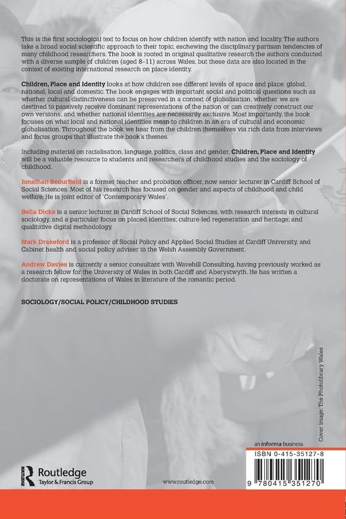 Produktbild: Children, Place and Identity