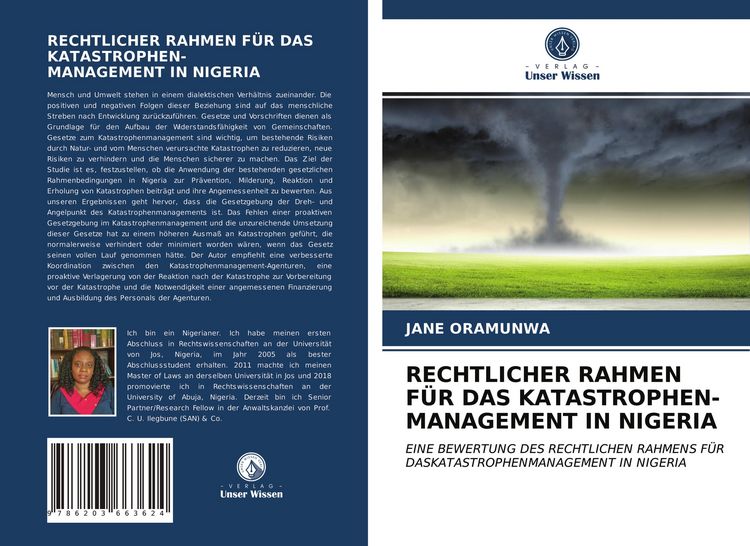 Produktbild: Rechtlicher Rahmen f&uuml;r das Katastrophen- Management in Nigeria