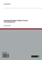 Produktbild: Kombitechnik Weben, Kn&uuml;pfen, Drucken - Unterrichtsentwurf