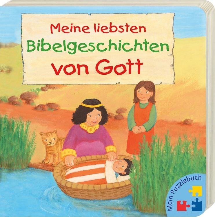 Produktbild: Mein Puzzlebuch: Meine liebsten Bibelgeschichten von Gott