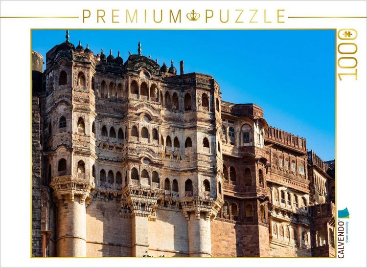 Produktbild: CALVENDO Puzzle Jodhpur - Meherangarh Fort | 1000 Teile Lege-Gr&ouml;&szlig;e 64x48cm Foto-Puzzle f&uuml;r gl&uuml;ckliche Stunden