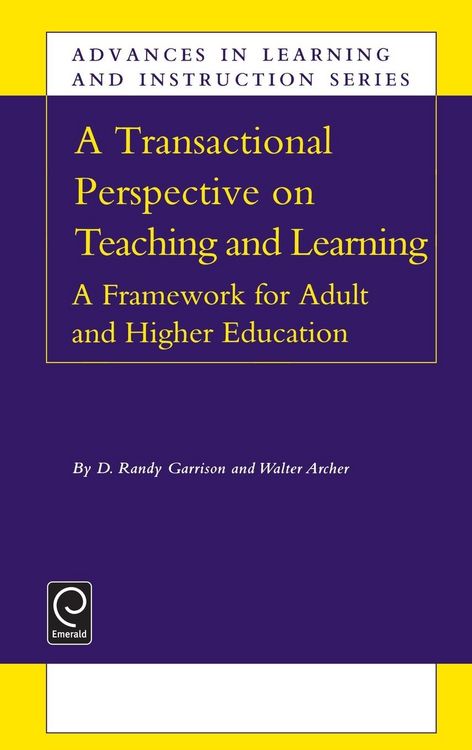 Produktbild: Transactional Perspective on Teaching and Learning