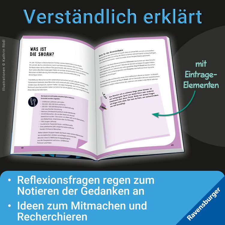 Produktbild: Let's talk about - Antisemitismus. Dein Eintragebuch