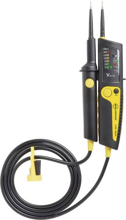 Produktbild: Beha Amprobe 2100-ALPHA Zweipoliger Spannungspr&uuml;fer CAT III 1000 V, CAT IV 600V LED, Akustik