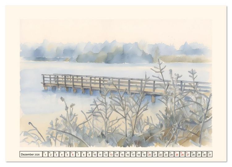 Produktbild: Unterwegs im Emsland (Wandkalender 2026 DIN A2 quer), CALVENDO Monatskalender