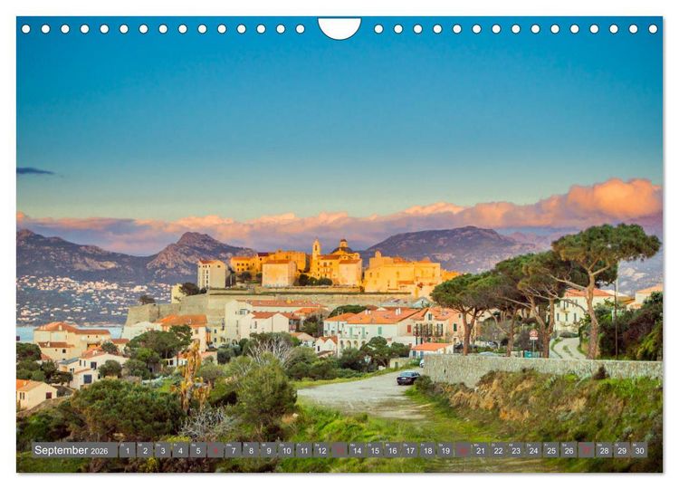Produktbild: Korsika - Traum des Mittelmeers 2026 (Wandkalender 2026 DIN A4 quer), CALVENDO Monatskalender