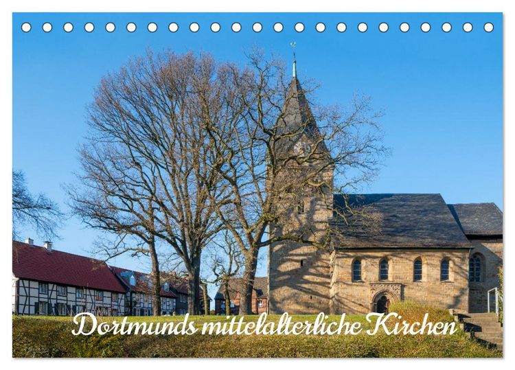 Produktbild: Dortmunds mittelalterliche Kirchen (Tischkalender 2026 DIN A5 quer), CALVENDO Monatskalender