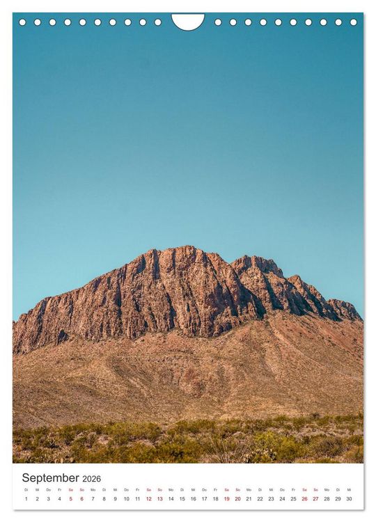 Produktbild: Texas - Eine Reise in den Lone Star State. (Wandkalender 2026 DIN A4 hoch), CALVENDO Monatskalender