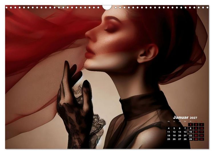 Produktbild: Eleganz, Farbe und Anmut (Wandkalender 2027 DIN A3 quer), CALVENDO Monatskalender