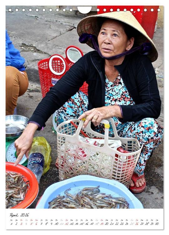 Produktbild: Leben in Vietnam 2026 (Wandkalender 2026 DIN A4 hoch), CALVENDO Monatskalender