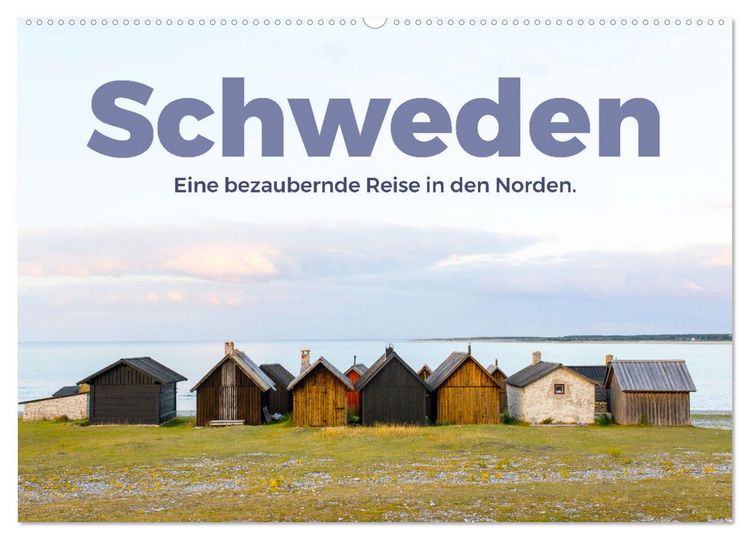 Produktbild: Schweden - Eine bezaubernde Reise in den Norden. (Wandkalender 2026 DIN A2 quer), CALVENDO Monatskalender