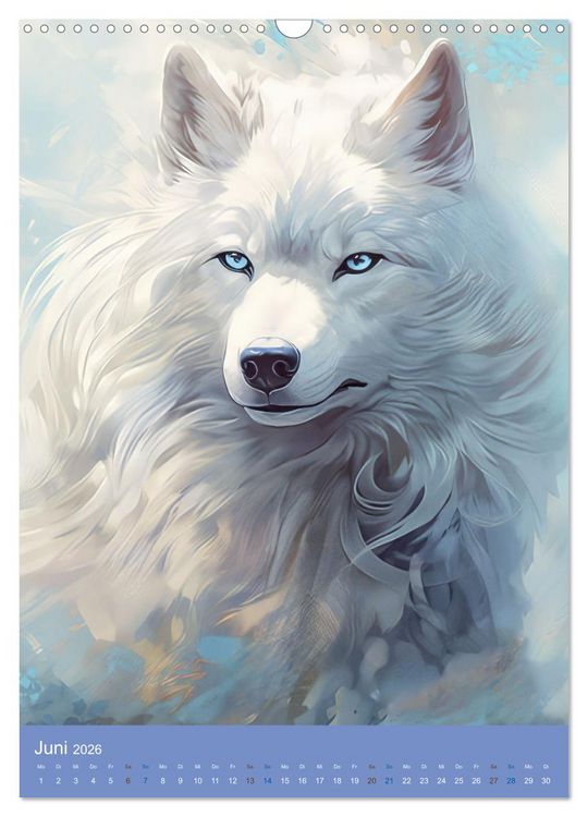 Produktbild: Wundervoll zarte Tierportraits (Wandkalender 2026 DIN A3 hoch), CALVENDO Monatskalender