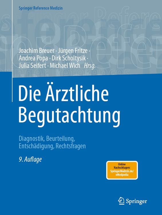 Bild vom Artikel Die Ärztliche Begutachtung vom Autor Joachim Breuer