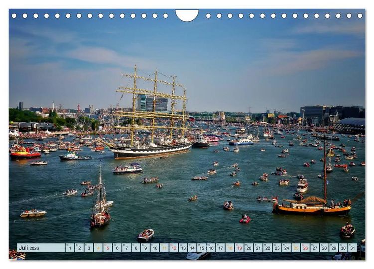 Produktbild: Amsterdam - Venedig des Nordens (Wandkalender 2026 DIN A4 quer), CALVENDO Monatskalender