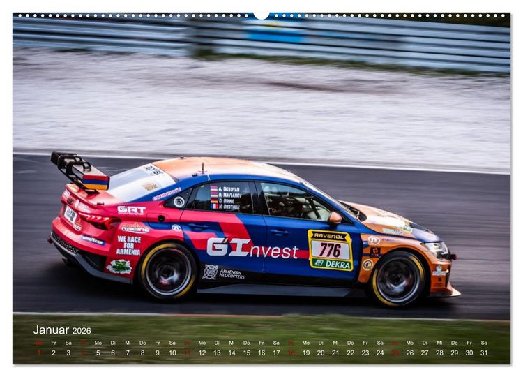 Produktbild: N&uuml;rburgring Langstreckenmeisterschaft (hochwertiger Premium Wandkalender 2026 DIN A2 quer), Kunstdruck in Hochglanz