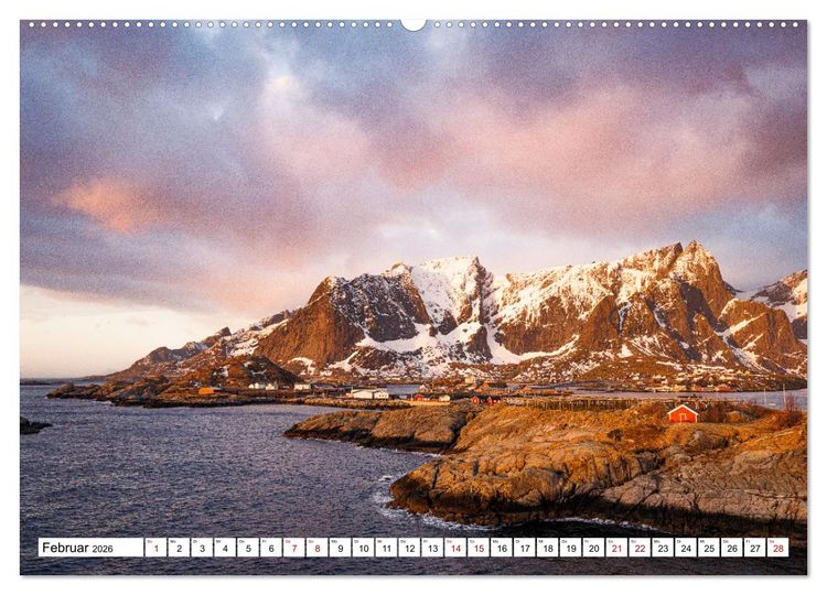 Produktbild: Licht des Nordens - LOFOTEN (Wandkalender 2026 DIN A2 quer), CALVENDO Monatskalender