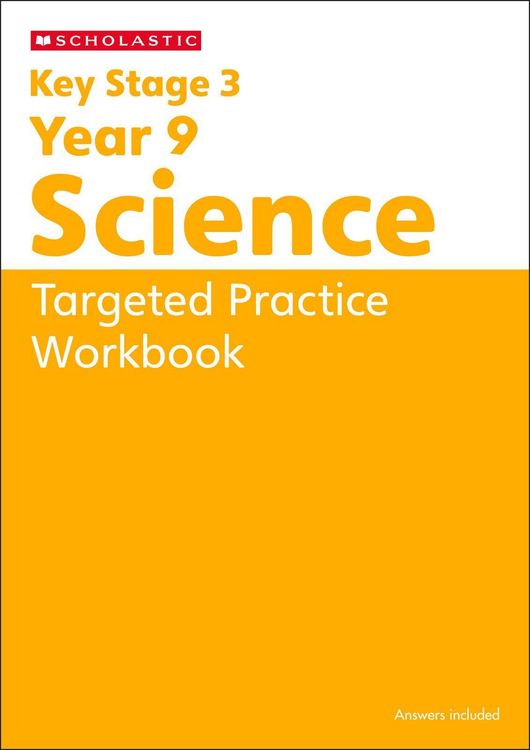 Produktbild: KS3 Year 9 Science Targeted Practice Workbook with answers.