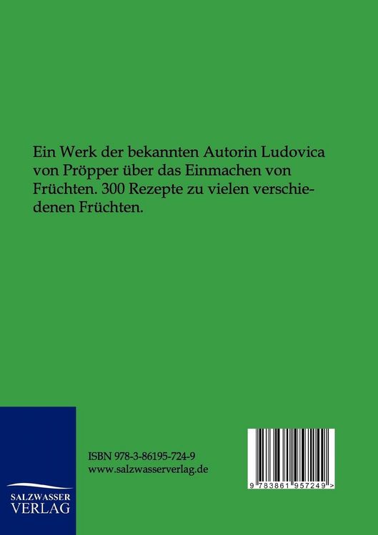 Produktbild: Das Einmachen der Fr&uuml;chte