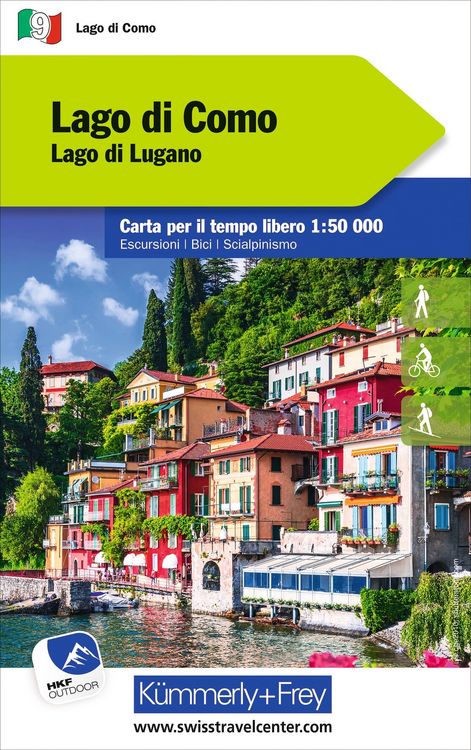 Produktbild: K&uuml;mmerly+Frey Outdoorkarte Lago di Como 1:50.000