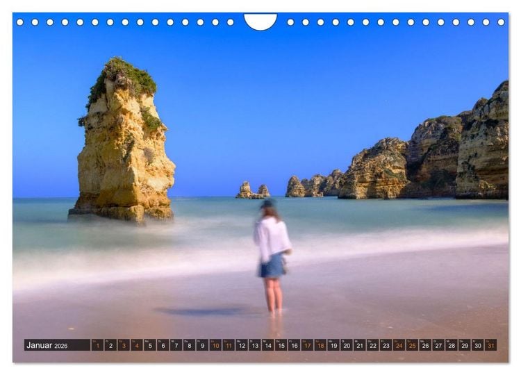 Produktbild: ALGARVE - Urlaub f&uuml;r die Seele (Wandkalender 2026 DIN A4 quer), CALVENDO Monatskalender
