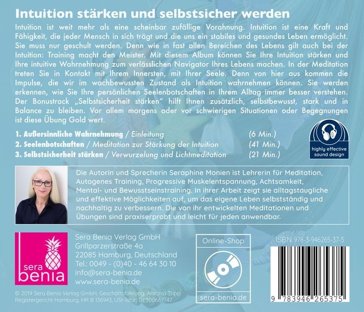 Produktbild: Intuition {Meditationen f&uuml;r eine starke innere F&uuml;hrung} &ndash; Intuition st&auml;rken, selbstsicher werden, Lichtmeditation &ndash; CD