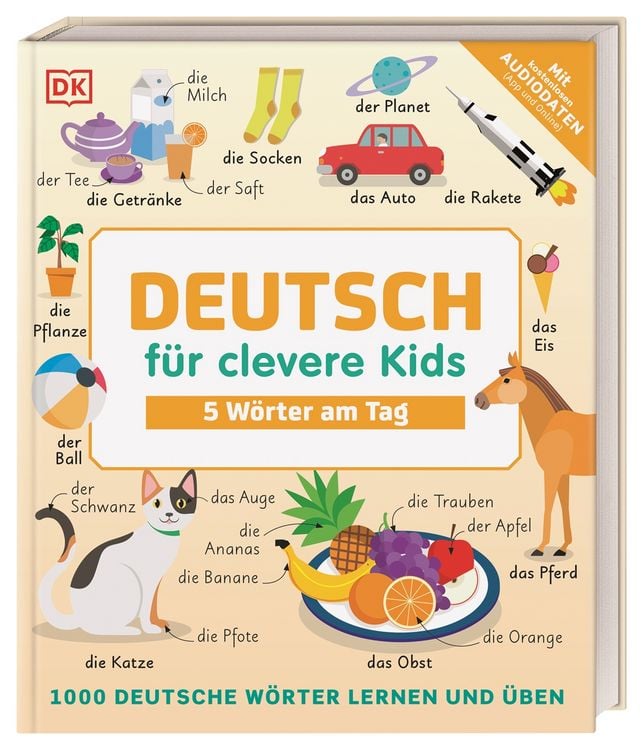 Produktbild: Deutsch f&uuml;r clevere Kids - 5 W&ouml;rter am Tag